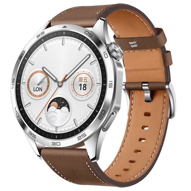 IBOANN Watch Band Huawei Compatibility Genuine Leather Material