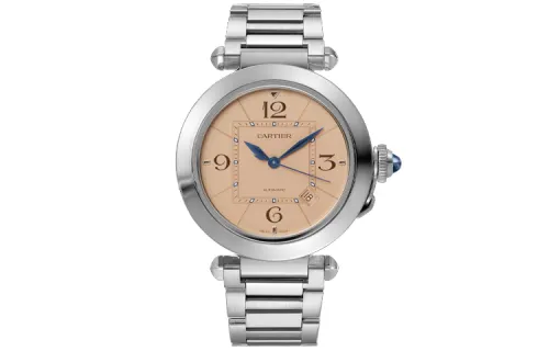 CARTIER PASHA DE Automatic Mechanical Movement 100m Waterproof Men's Watches Watch 41mm Brown Watch Dial