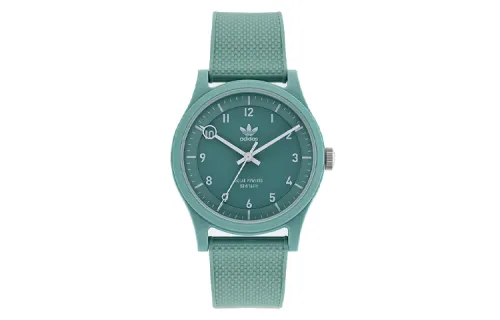 Adidas Originals STREET Wrist Watches Quartz Movement Resin Strap Green Dial Men's Watches ['50', 149262]m Waterproof