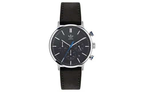 Adidas Originals STYLE Wrist Watches Quartz Movement Leather Strap Black Dial Men's Watches ['50', 149262]m Waterproof