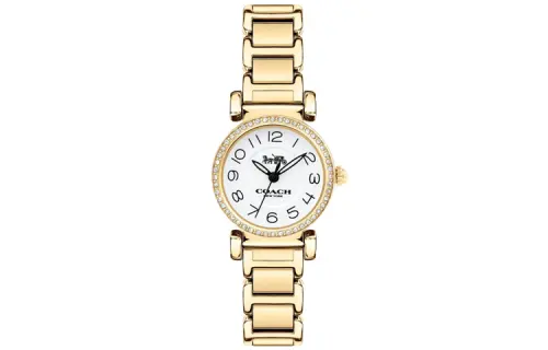 COACH Wrist Watches Quartz Movement Stainless Steel Strap White Dial Women's Watch