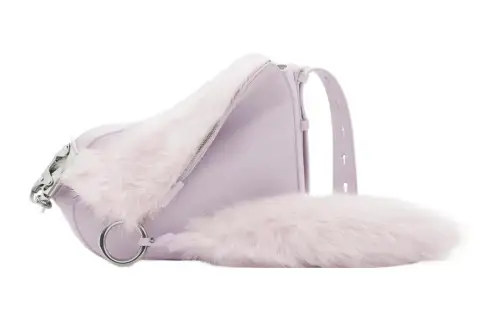 Burberry Calfskin Shoulder Bag, Crossbody Bag Small Women's Soft Mist