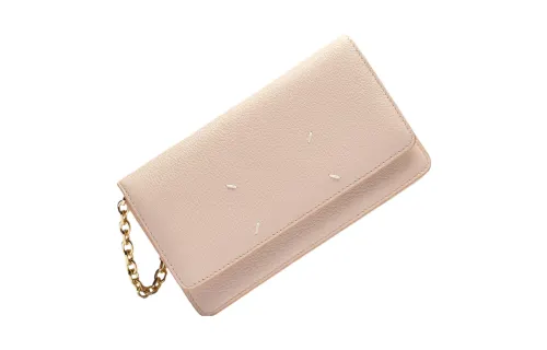 Maison Margiela Grain Goat Nappa Leather Wallet Unisex Light Nude