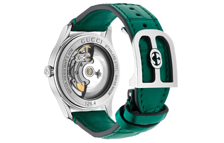 Часы Gucci G-Timeless (зеленые) — фото 2