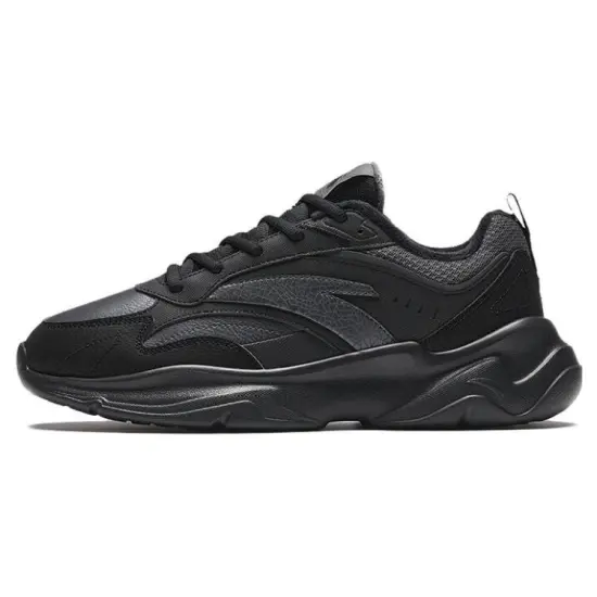 Anta Chaobai Gz Cushioning Breathable Low-Top Casual Shoes Men's Castle Gray