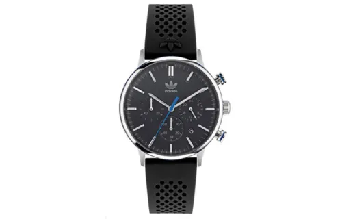 Adidas Originals STYLE Wrist Watches Quartz Movement Silicone Strap 40 Black Dial Men's Watches