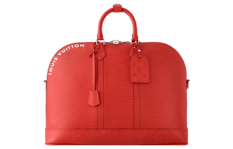 LOUIS VUITTON Alma Cow Leather Dome Bag One Shoulder Crossbody Handheld Travel Bag Men's