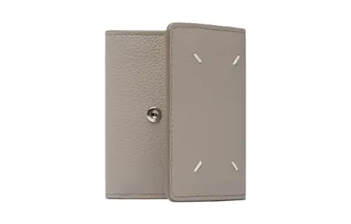 Maison Margiela Grain Calfskin Wallet Women's Gray