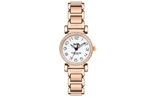 COACH Wrist Watches Quartz Movement Stainless Steel Strap White Dial Women's Watch 30m Water Resistant 14502853