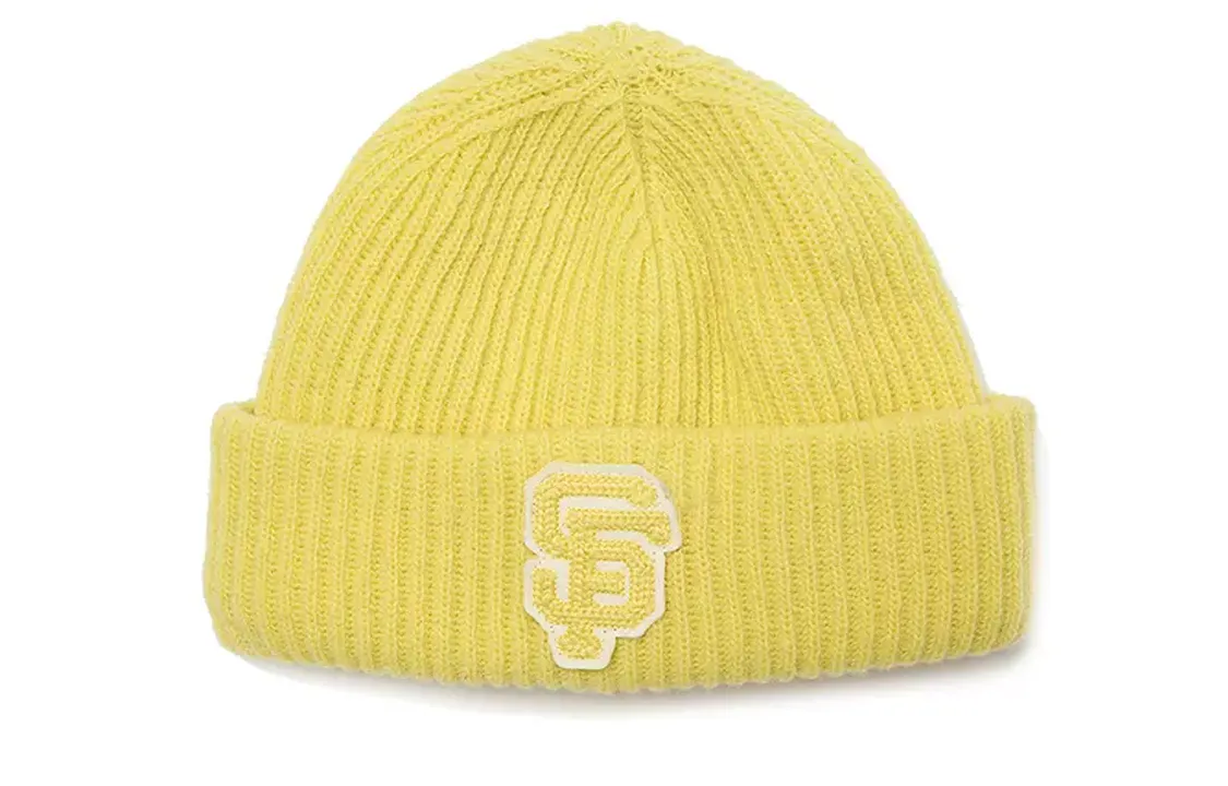 MLB Wool Beanies Unisex Light Yellow