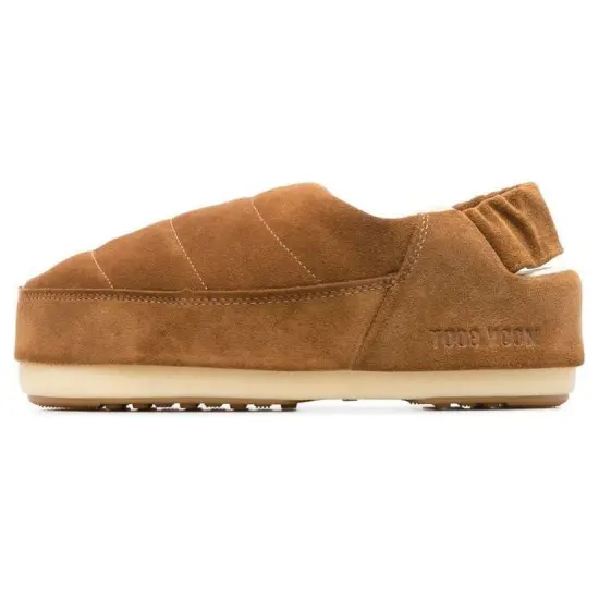 Moon Boot Evolution Suede Sandal Tan Women's