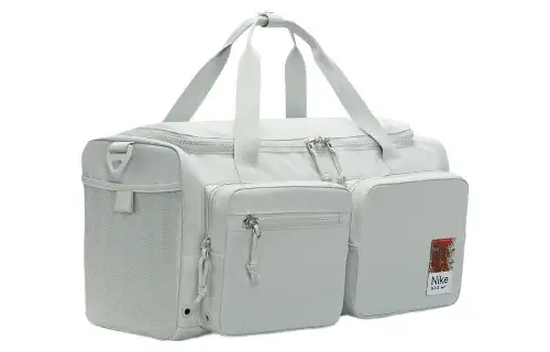 Nike Fabric Shoulder Bag, Crossbody Bag, Handbag Regular Unisex Gray