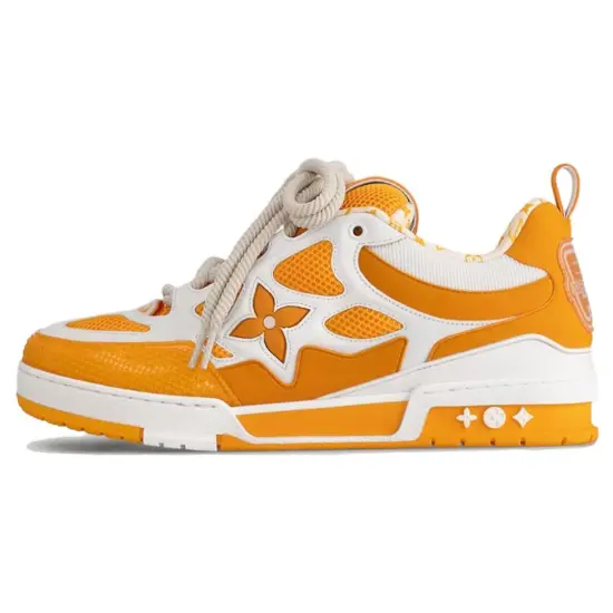 LOUIS VUITTON Lv Skate Sneaker Yellow White