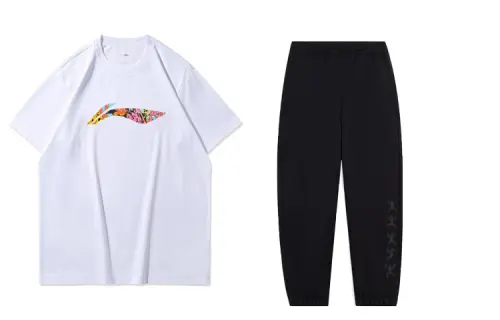 Li Ning Casual Sportswear Men's Crew Neck Moderate