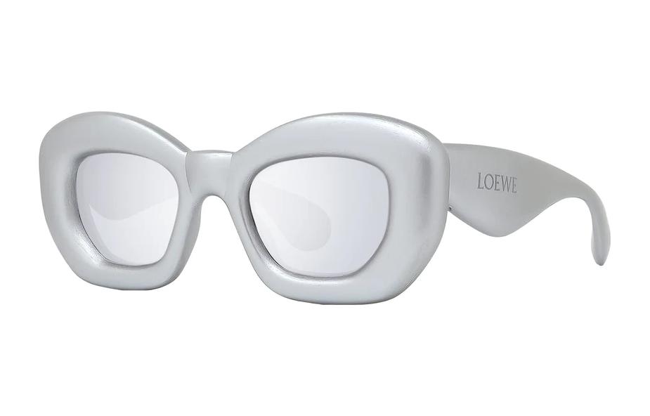 Женские очки LOEWE (серебристые)