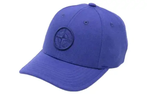 STONE ISLAND Cotton Baseball Caps Kids' Blue