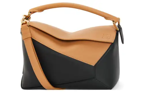 LOEWE Leather Shoulder Bag, Crossbody Bag, Handbag Regular Women's Black/Brown