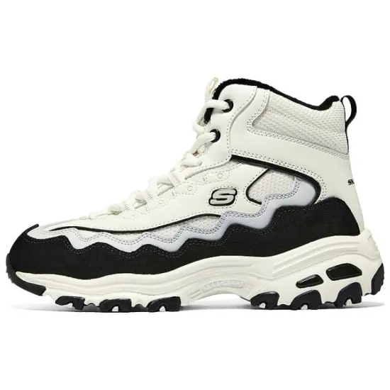 Skechers D'Lites New Lane Sneaker 'White Black Grey' Women's