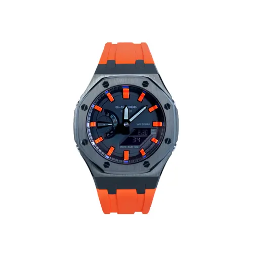 CASIO Men Liquid Crystal/Analog Dual Display Series Black Watch