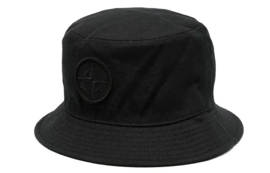 STONE ISLAND Tonal Embroidered logo Bucket Hat