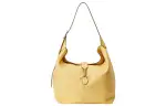 GUCCI Jackie 1961 Leather Crescent HOBO Shoulder Bag Unisex Yellow