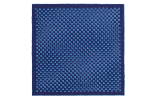GUCCI G Silk Scarves Men's Blue