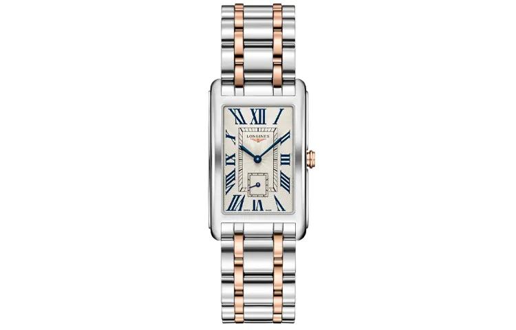 LONGINES DolceVita Collection Quartz Movement 30m Waterproof Men's Watches Watch 25.8*42mm Silver Dial