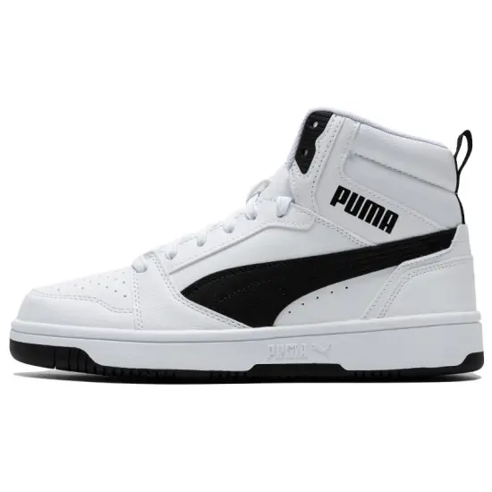 PUMA REBOUND Series Skateboarding Shoes Unisex Mid-top White/Black