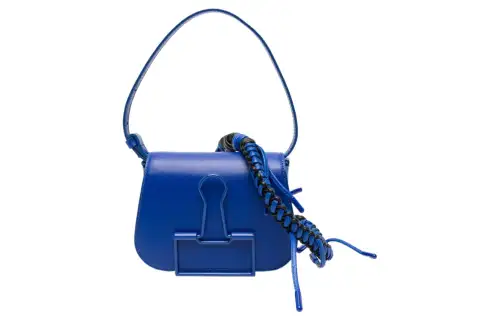 OFF WHITE Skeleton Binder Crossbody Blue