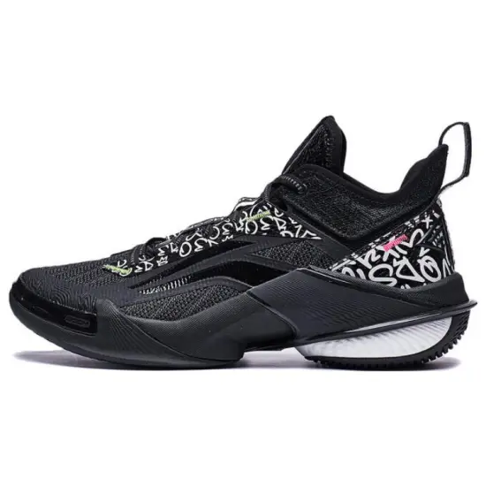 LINING Power 10 Basketball Shoes Men Mid-Top