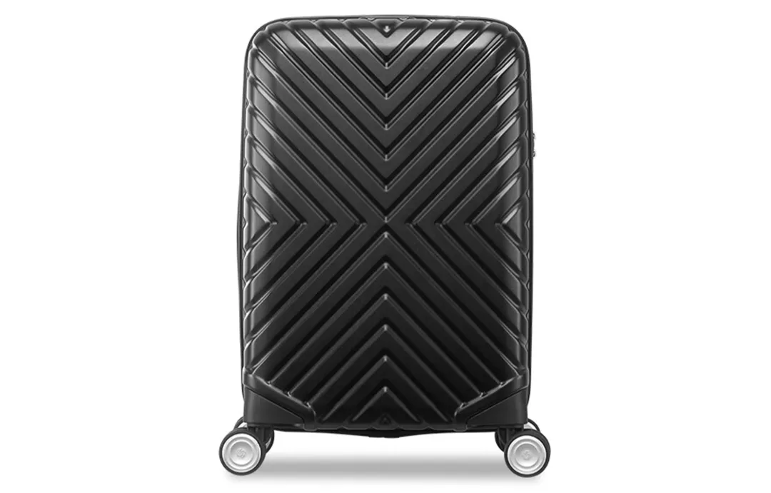 SAMSONITE SIGMA Polycarbonate Suitcase Luggage 20 Inch, 24 Inch, 28 Inch Unisex Black