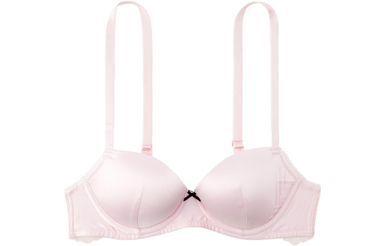 Victoria's Secret /Victoria's Secret Dream Angels Series Smooth Satin Thin Padded 3/4 Cup Bra Angel Pink