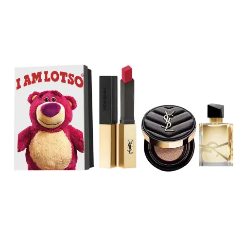 YSL, soft heel, lipstick, perfume sample, set, strawberry, gift box, 5G, 7.5 ml