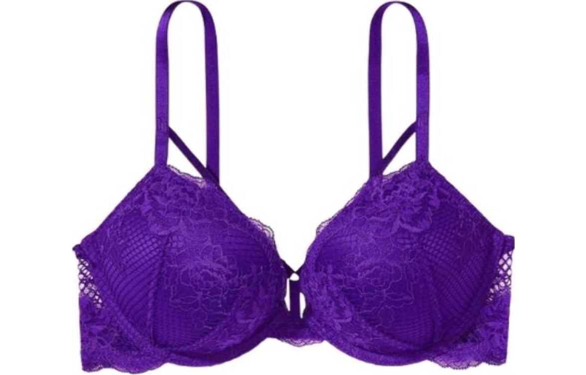 Victoria's Secret /Victoria's Secret Very Sexy Series Enhanced Push-Up 3/4 Cup Bra Women's Berry Purple