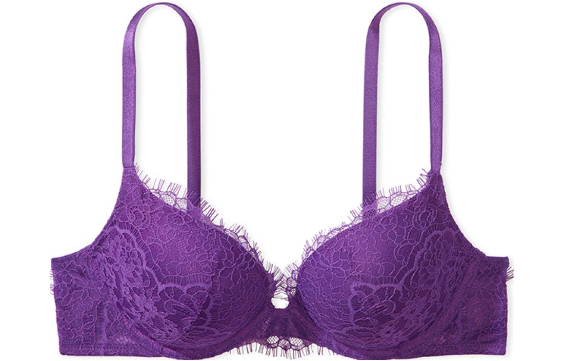 Victoria's Secret /Victoria's Secret Dream Angels Series Solid Color Push-Up Bra Purple