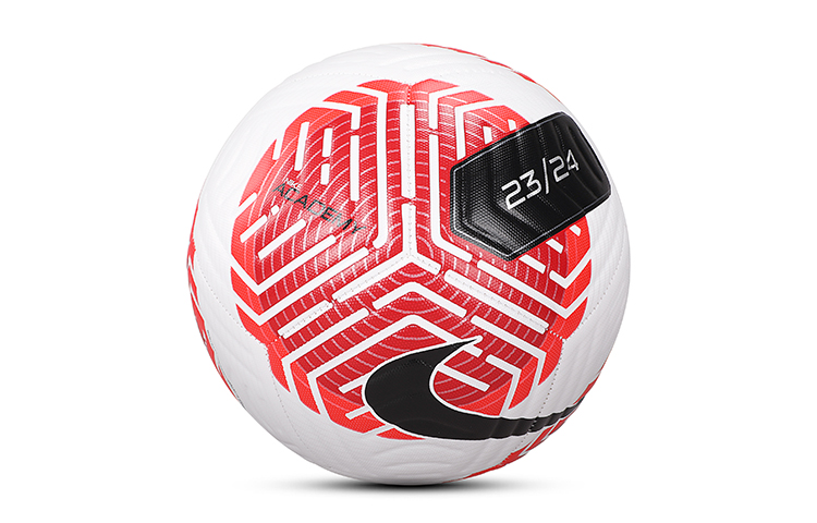 Nike Size 5 Ball Soccer Ball Rubber Machine Stitched Soccer Ball Unisex Red White Black