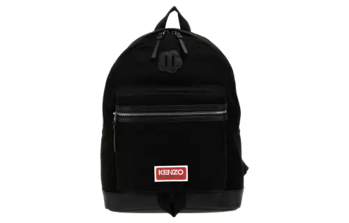 KENZO Polyester Backpack Regular Men's Black