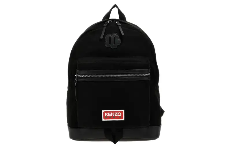 KENZO Polyester Backpack Regular Men's Black