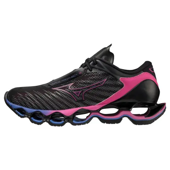 Mizuno Women's Wave Prophecy 12 'Black Oyster'
