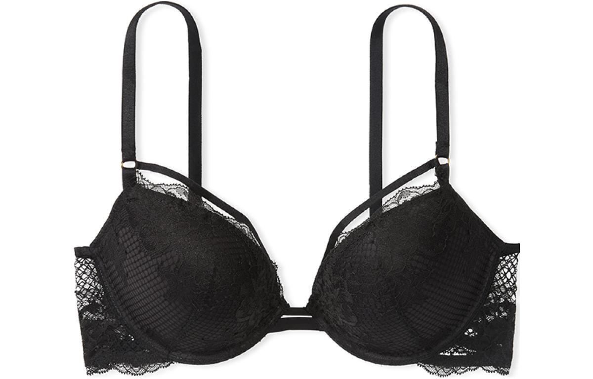 Victoria's Secret /Victoria's Secret Very Sexy Series Sexy Flower Lace 3/4 Cup Push-Up Bra Black