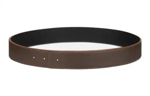 DIOR Solid Color Design Reversible Cow Leather Belts Men's Decoration Width 4CM