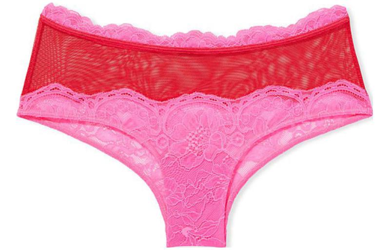 Женские трусы Victoria's Secret Lace Briefs (черные)