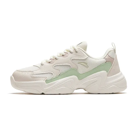 Anta Wear-Resistant Low-Top Casual Shoes Women's Beige