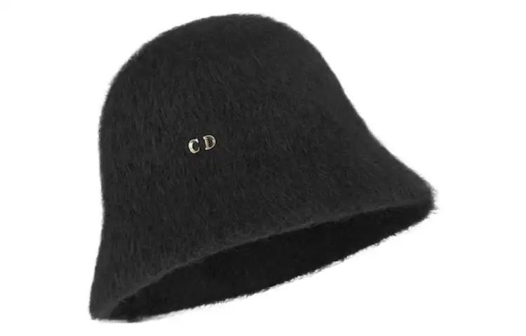 DIOR Mohair Beanies Women's Black