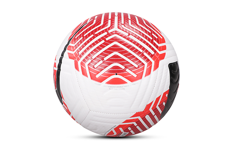 Nike Size 5 Ball Soccer Ball Rubber Machine Stitched Soccer Ball Unisex Red White Black