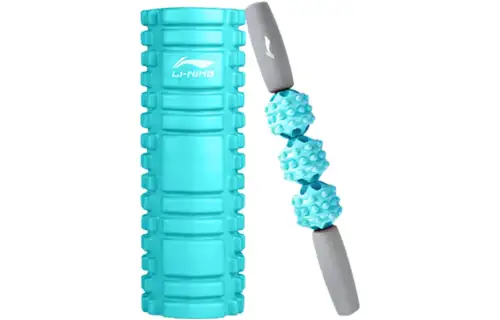 LiNing Li Ning relax calf mace massage stick roller shaft yoga column open back fascia ball foam shaft same style for men and women