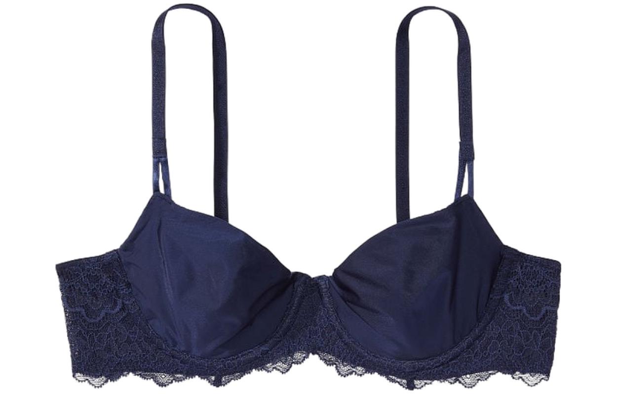 Victoria's Secret /Victoria's Secret Dream Angels Series Solid Color Breathable Bra Navy Blue