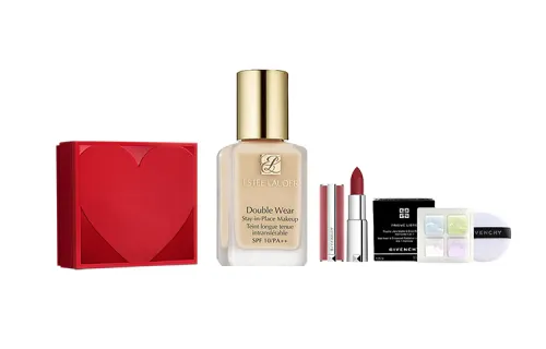 Powder, foundation, light and thin lipstick, set, 1W, 30 ml, oil sheen control