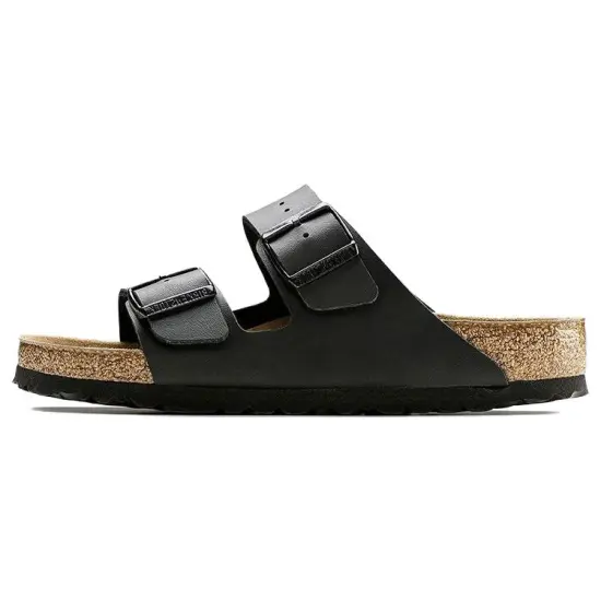Birkenstock Arizona Soft Footbed Birko-Flor Narrow Fit 'Black'