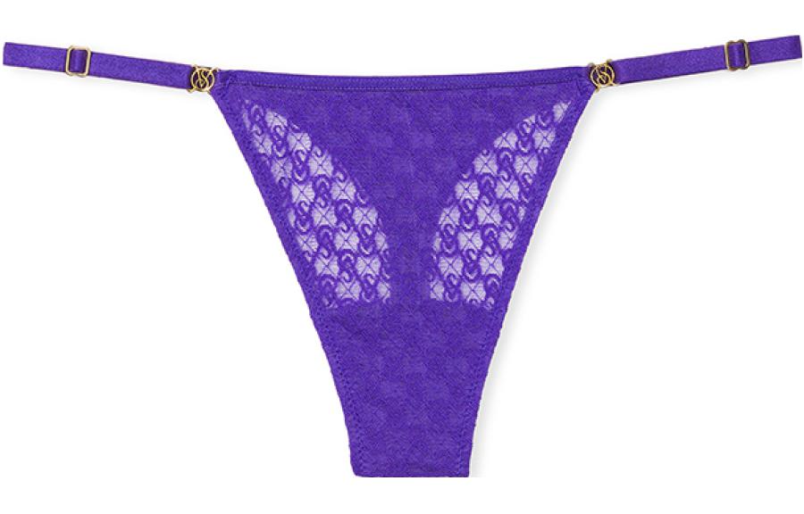 Женские трусы Victoria's Secret ICON Thong (фиолетовые)